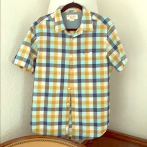 Men’s Penguin short sleeve button down shirt